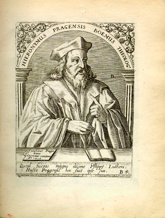 Jeronym <Prazsky> (Hieronymus von Prag; um 1365-1416); Theologe = B4