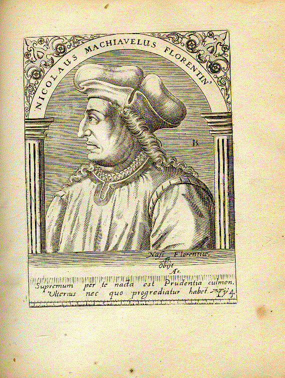 Machiavelli, Niccoló (1469-1527); Historiker, Politiker = Yy4