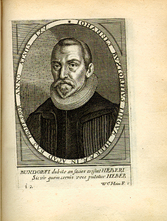 Buxtorf, Johannes (1564-1629); Theologe, Hebraist = i2