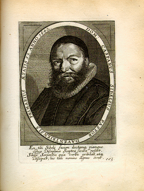 Sibel, Caspar (1590-1658); Pastor = ee3