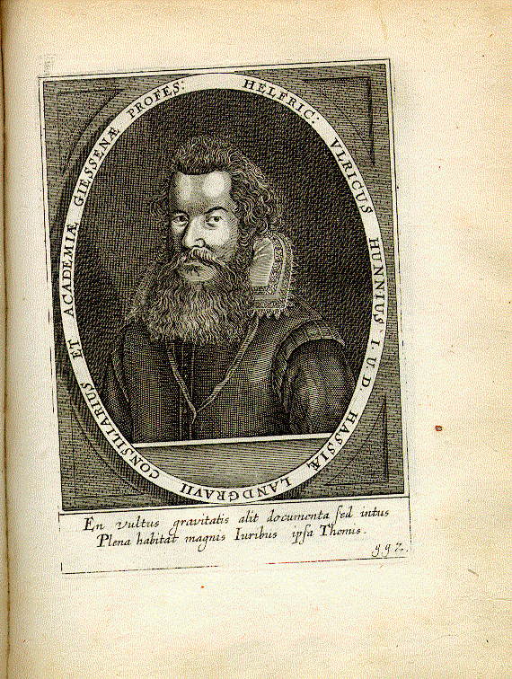 Hunnius, Helfricus Ulricus (1583-1636); Jurist = gg2