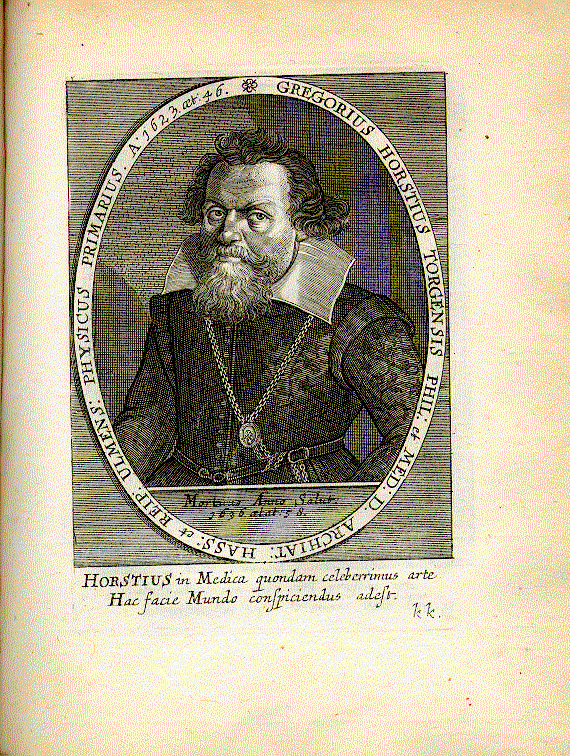 Horst, Gregor (1578-1636); Arzt = kk1