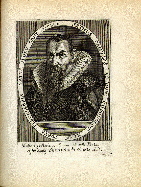 Calvisius, Sethus (1556-1615); Astronom, Astrologe, Musiker, Poet = mm3