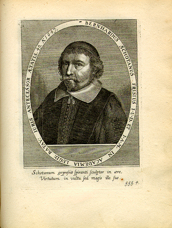 Schotanus, Bernhardus (1598-1652); Jurist = ggg4