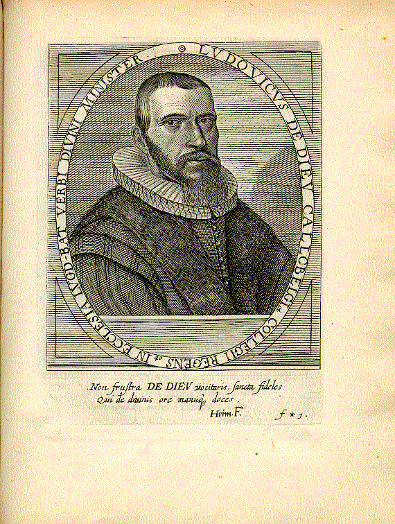 Dieu, Lodewijk de (1590-1642); reformierter Theologe, Philologe = f*1