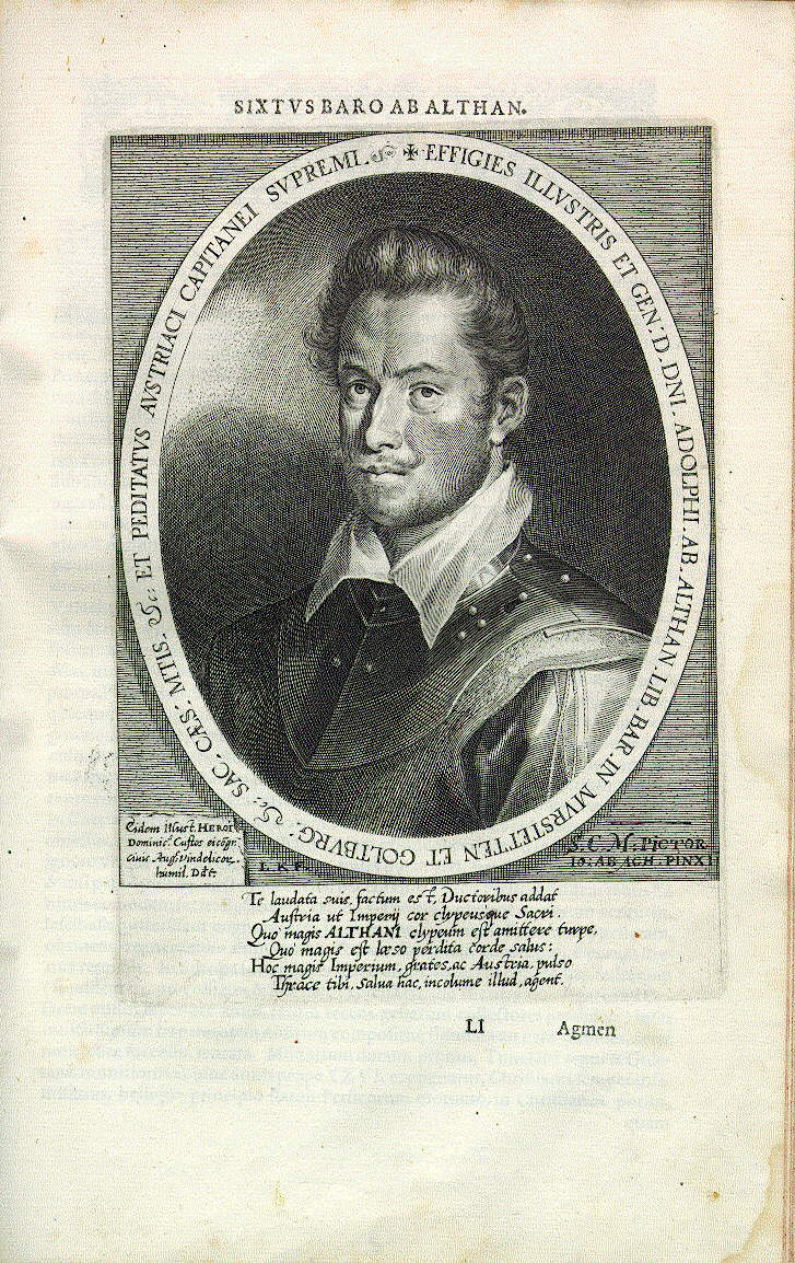 Michael Adolph Graf Althan (1574 - nach 1625), kaiserl. Feldherr