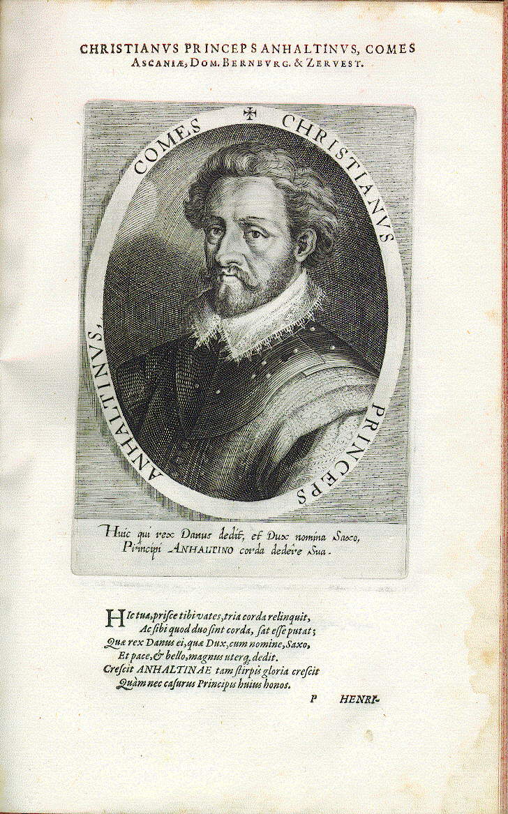 Christian I. Fürst von Anhalt (1568-1630), Diplomat