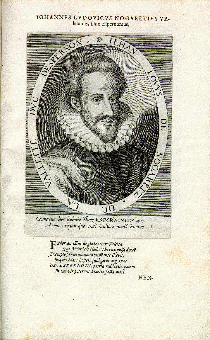Jean Louis de Nogaret de la Valette, Herzog von Epernon (Espernon) (1554-1642), Admiral