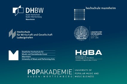 Zusammenstellung der Logos der kooperierenden Hochschulen