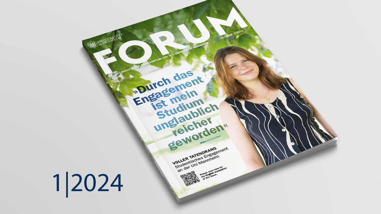Bild des FORUM 1/2024. Bild führt zur Web-Version des Magazins.
