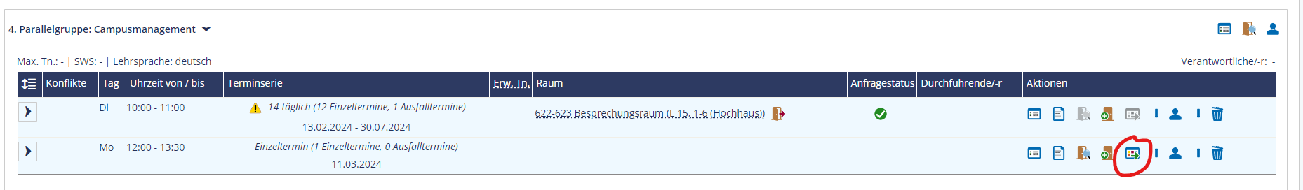 Screenshot aus dem Portal zum veranschaulichen des Geschriebenen.
