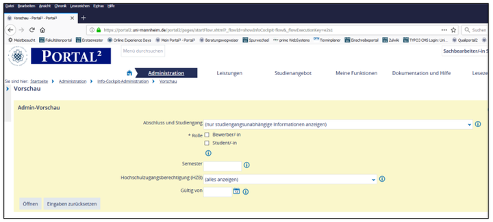 Screenshot zur Veranschaulichung