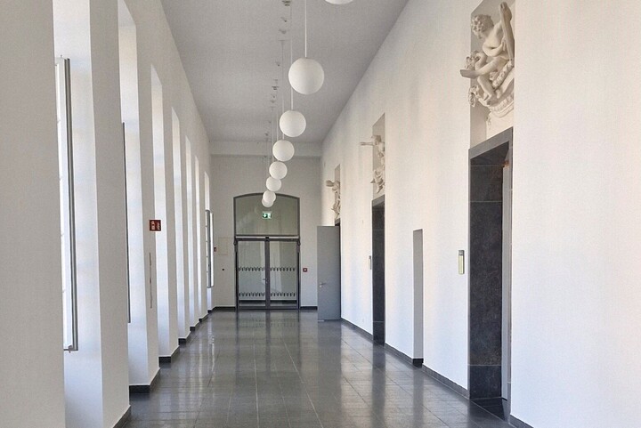 Galerie Flur in der Universität