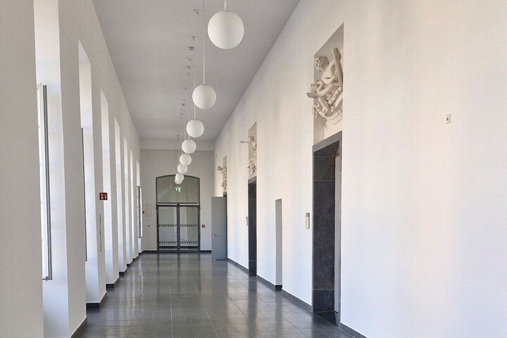 Galerie Flur in der Universität 