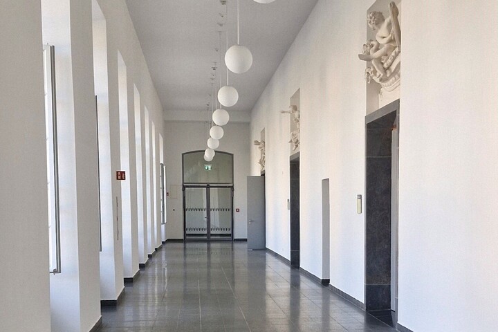 Galerie Flur in der Universität