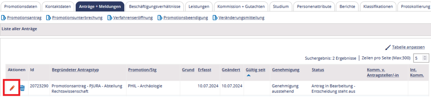 Screenshot zur Veranschaulichung