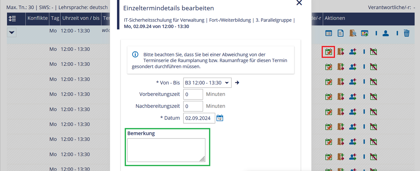 Screenshot zur Veranschaulichung