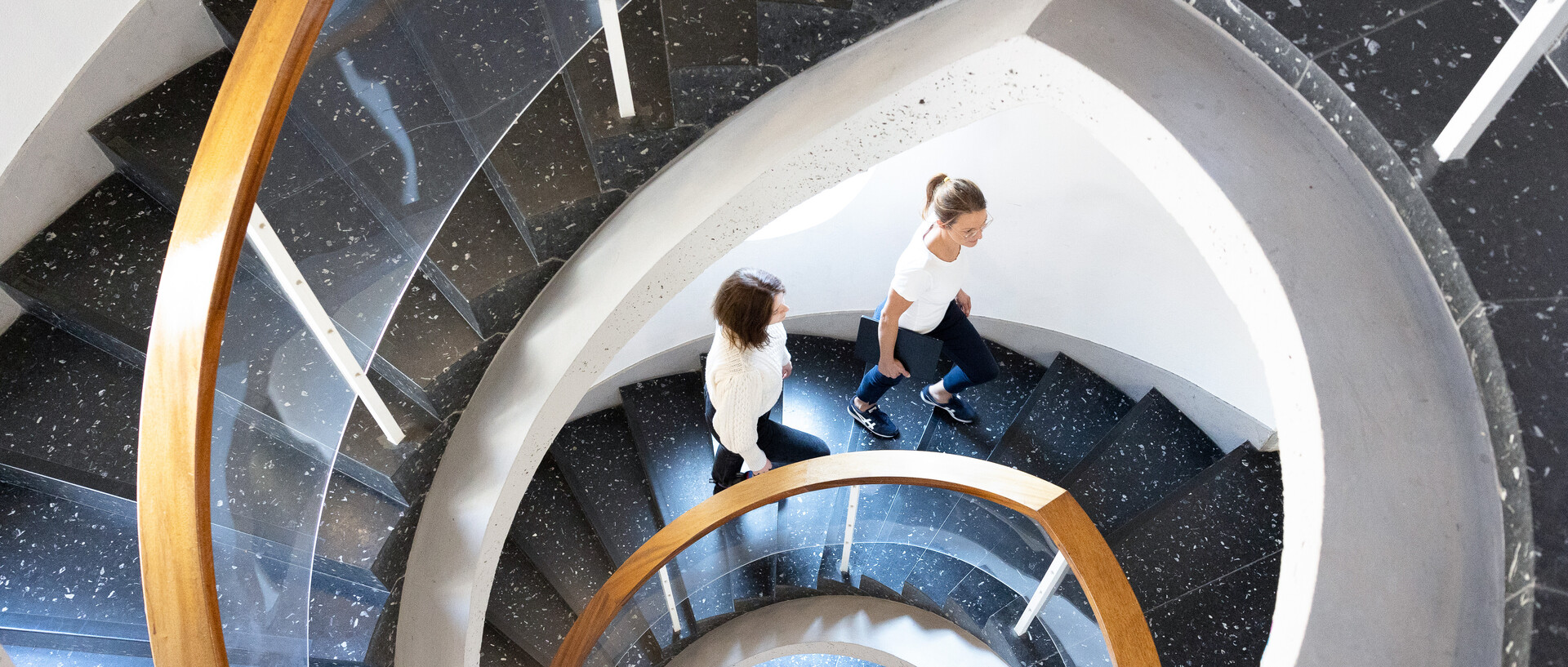 Schneckenhof Treppe