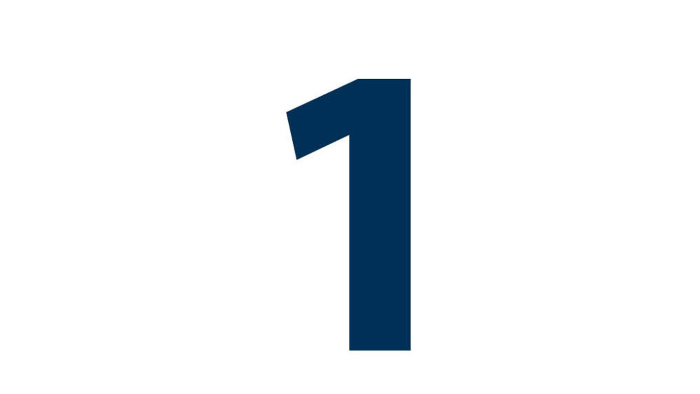 Zahl 1