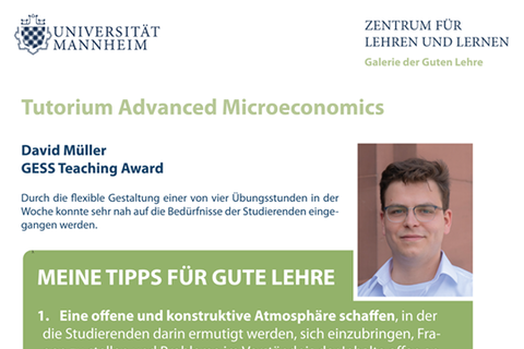 Tutorium Advanced Microeconomics von David Müller.