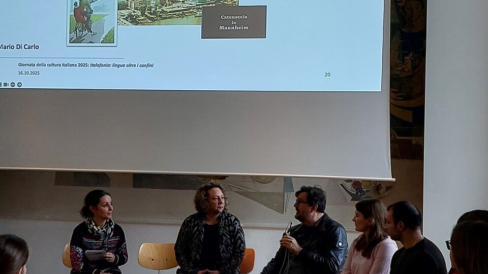 Teilnehmende am Workshop Workshop „Italienisch als Herkunfts- und Fremdsprache" bei der Giornata della Cultura Italiana