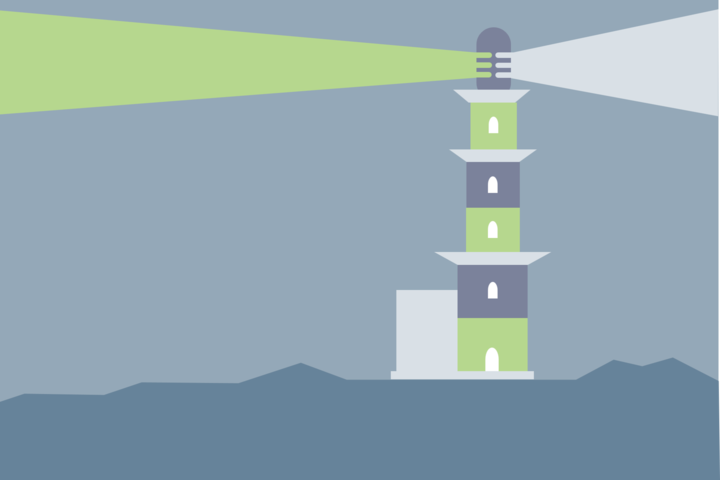 Grafik: Leuchtturm