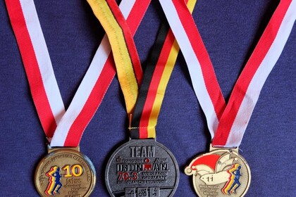 Drei Sportmedaillen