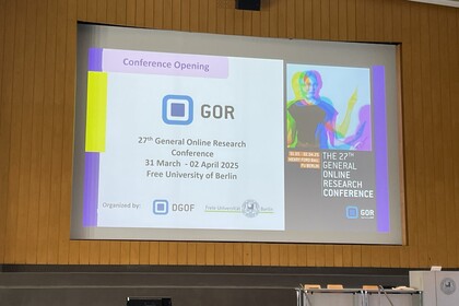 Powerpointfolie "GOR 2025 Conference Opening"