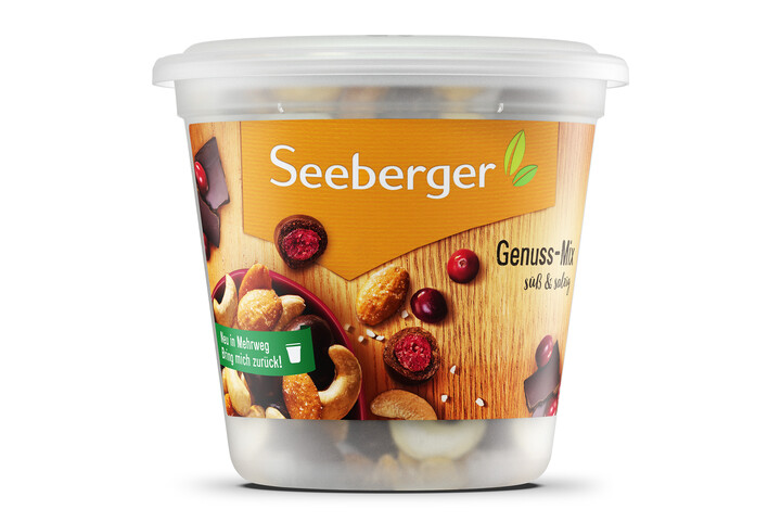 Eine Box Seeberger Genuss-Mix