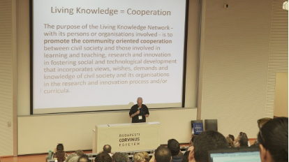 Redner auf Konferenz in Budapest 2018