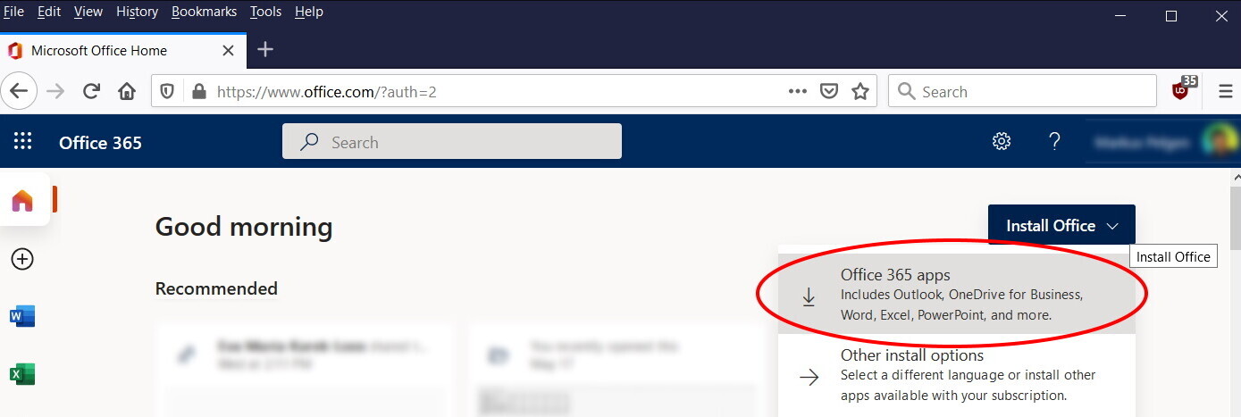 Screenshot zur Veranschaulichung des Geschriebenen