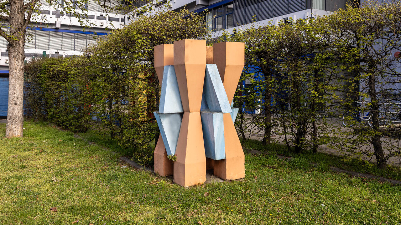 Bunte Skulptur