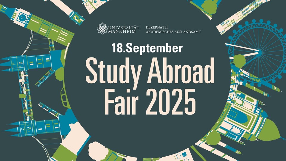 Grafik zur Ankündigung der Study Abroad Fair