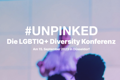 #Unpinked. Die LBTQ+ Diversity Konferenz am 15. Septemner 2023 in Düsseldorf.