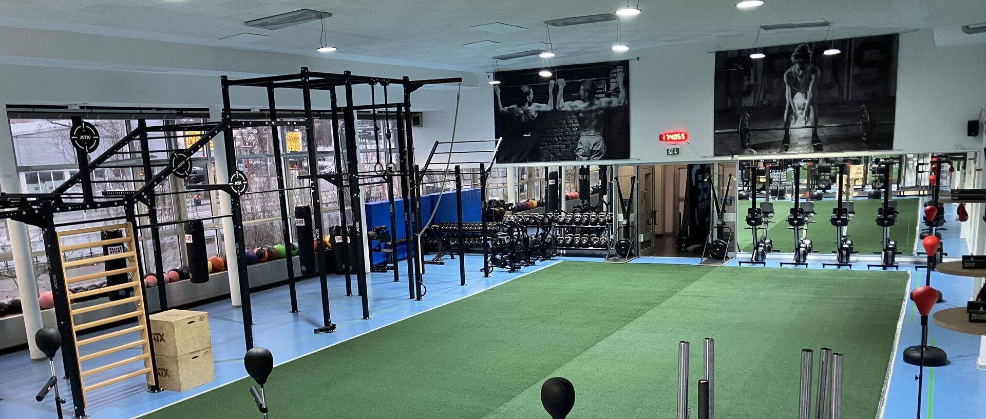 Innenansicht des 55 CrossGym Studios