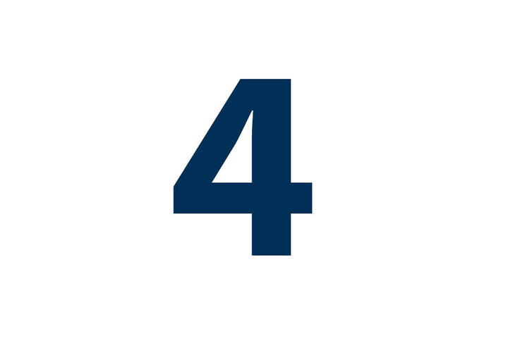 Zahl 4