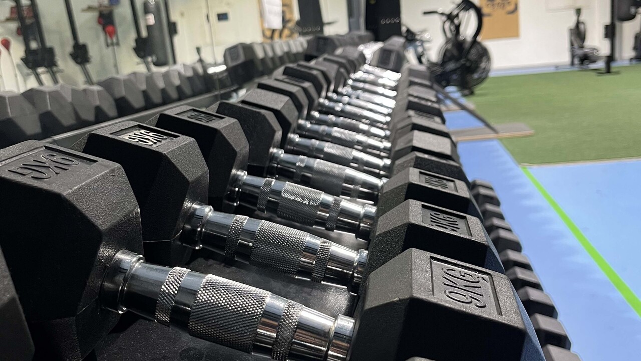 Kurzhanteln im 55 CrossGym Studio