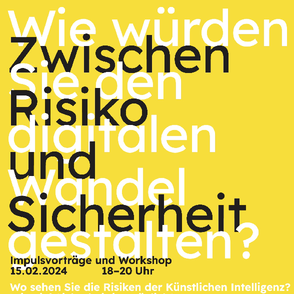 Poster zur Veranstaltung mit der Frage an den Leser: Wie würden Sie den digitalen Wandel gestalten?