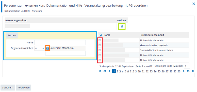 Screenshot zur Veranschaulichung