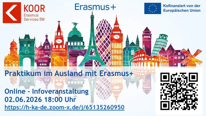 Einladung zur Info-Veranstaltung mit QR Code und Link