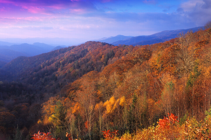 Panoramablick der Appalachen