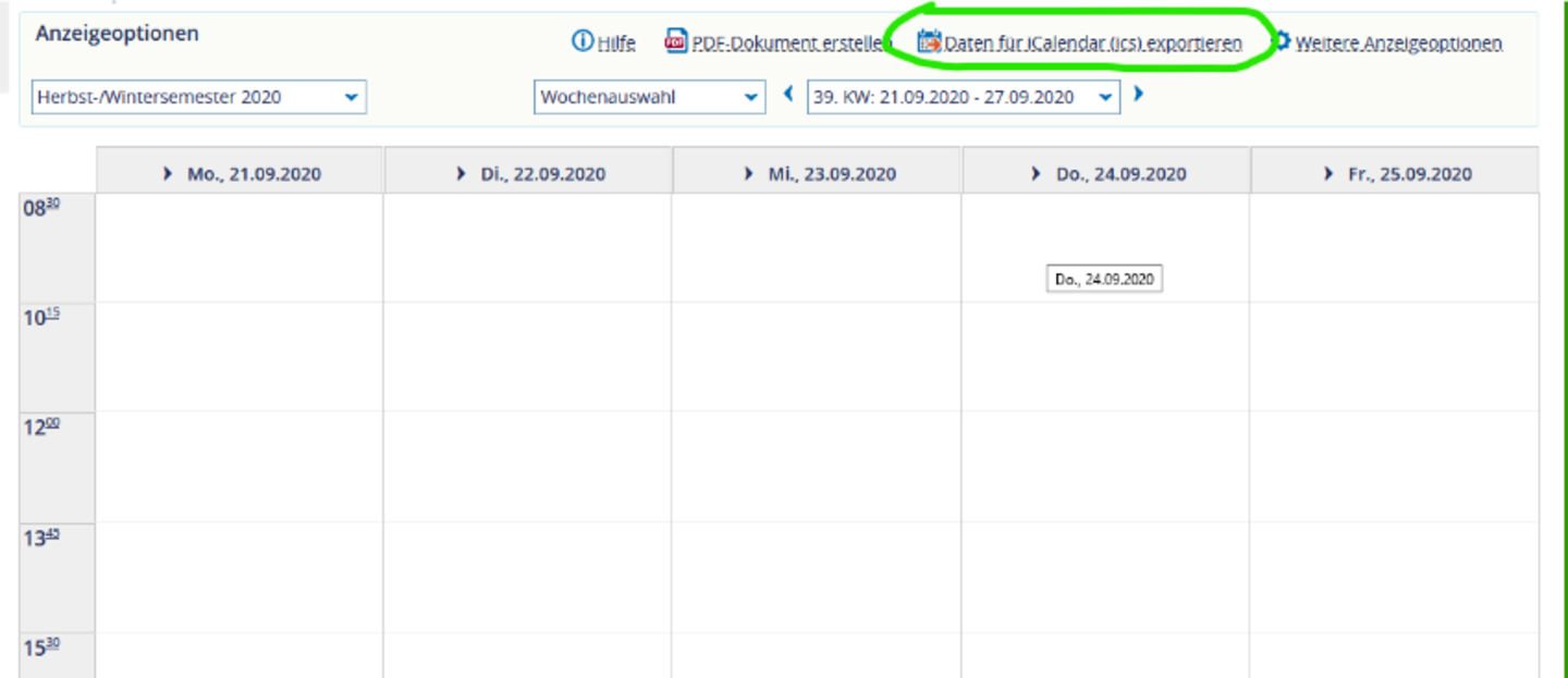 Screenshot zur Veranschaulichung