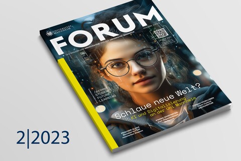Picture of FORUM 2/2023. Picture leads to the PDF version of the magazine.