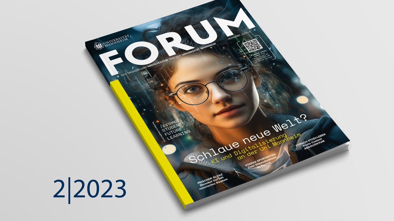 Bild des FORUM 2/2023. Bild führt zur PDF-Version des Magazins.