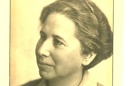 Vergilbtes Schwarz-Weiß-Porträt von Prof. Dr. Elisabeth Altmann-Gottheiner, der ersten Hochschuldozentin Deutschlands