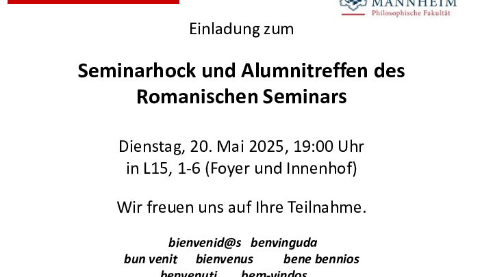 Plakat zur Veranstaltung