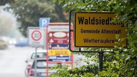Bild von Ortschild Waldsiedlung