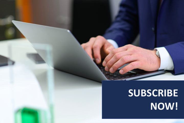 Invitation to subscribe to our newsletter