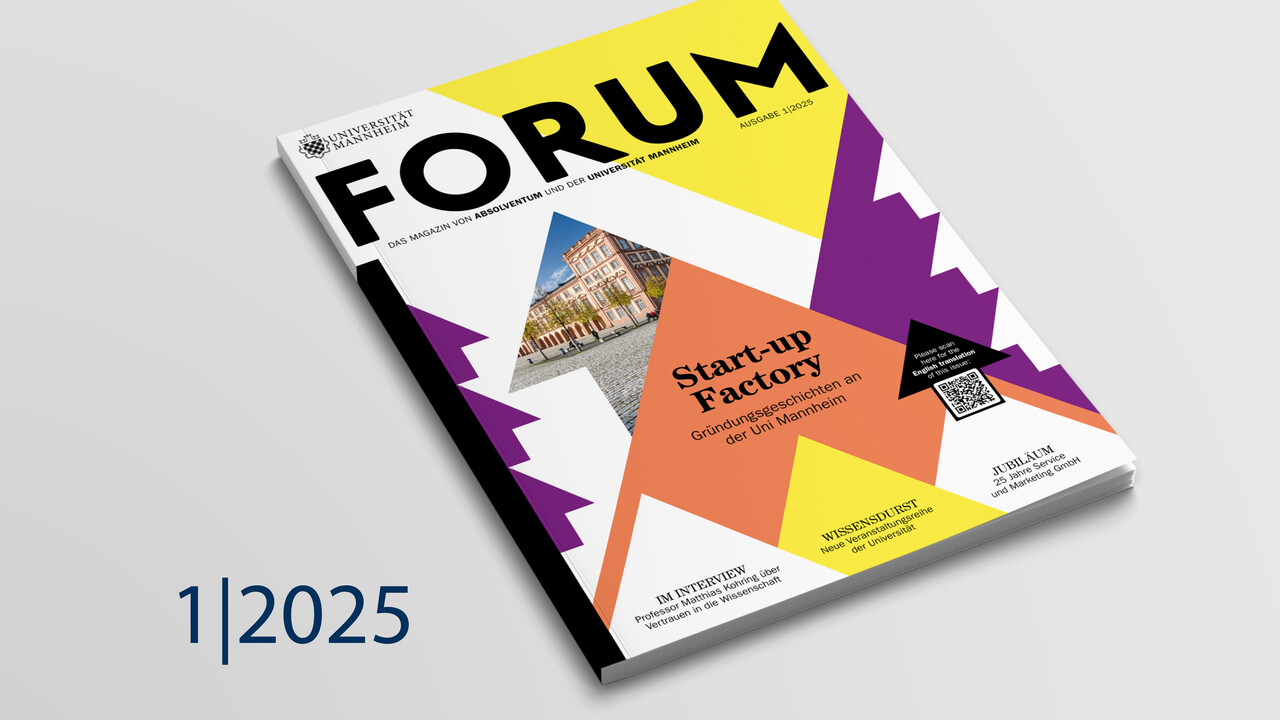 Eine Ausgabe des Magazins FORUM 1/2025