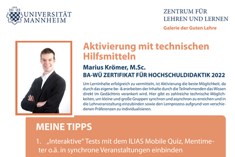 Aktivierung mit technischen Hilfsmitteln von Marius Krömer.